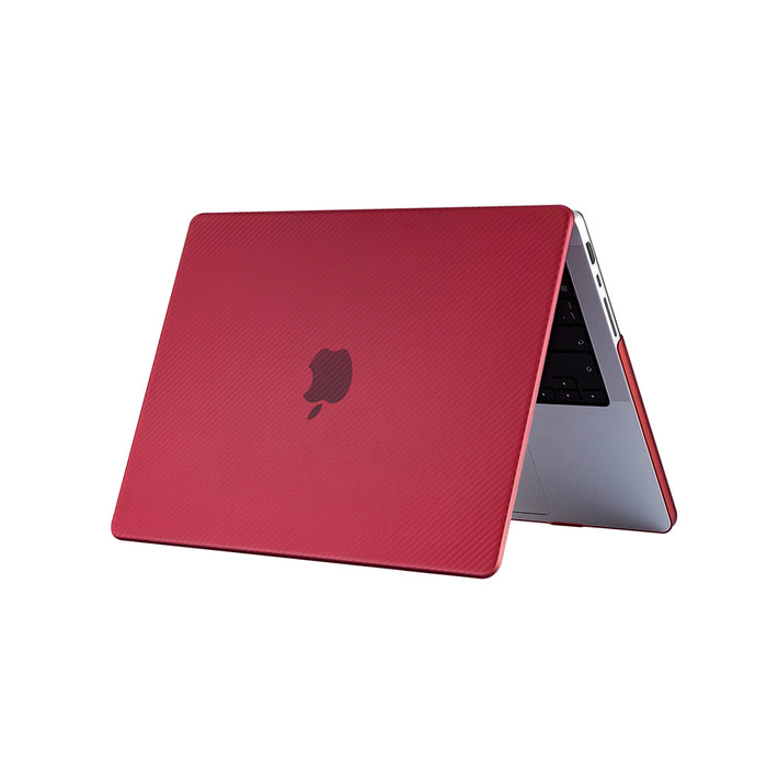 Carbon Fiber Red - Macbook Air/Pro - 13"/14" inch Case+Free Keyboard Cover