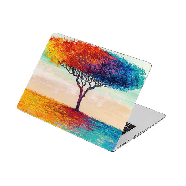 RainbowTree-155 - Macbook Case - Macbook M1 M2 Pro Max 14" 16" inch  + Free Keyboard Cover