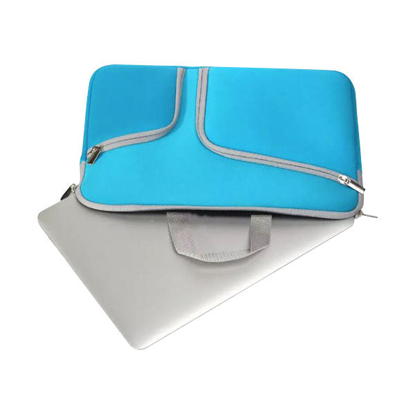 Nylon Aqua- Macbook Sleeve Handle -  Macbook Air Pro Retina M1 M2 13" 13.6" inch