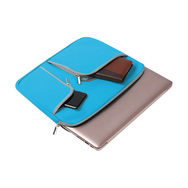 Nylon Aqua- Macbook Sleeve Handle -  Macbook Air Pro Retina M1 M2 13" 13.6" inch