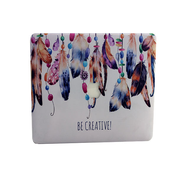 Be Creative With Apple Cut Out Logo - Macbook Case - Macbook Air Pro 13" inch  + Free Keyboard Cover