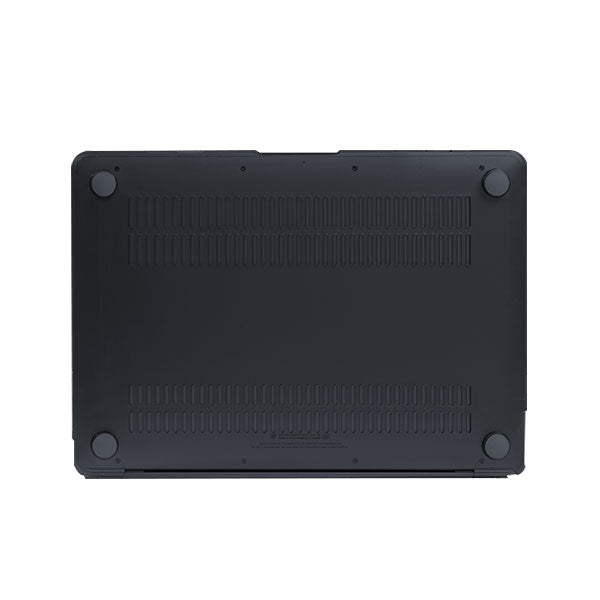 RS-1211BLACK Without Apple Cut Out Logo - Macbook Case - Macbook Air Pro 13" 13.6" inch  + Free Keyboard Cover
