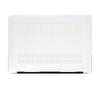 RS-1369White Without Apple Cut Out Logo - Macbook Case - Macbook Air 13.6" inch  + Free Keyboard Cover