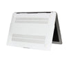 RS-1369White Without Apple Cut Out Logo - Macbook Case - Macbook Air 13.6" inch  + Free Keyboard Cover