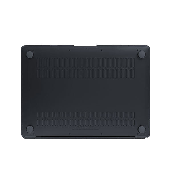 RS-1278Black Without Apple Cut Out Logo - Macbook Case - Macbook Air 13.6" inch  + Free Keyboard Cover