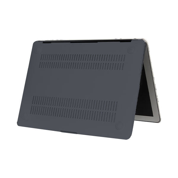 RS-1278Black Without Apple Cut Out Logo - Macbook Case - Macbook Air 13.6" inch  + Free Keyboard Cover