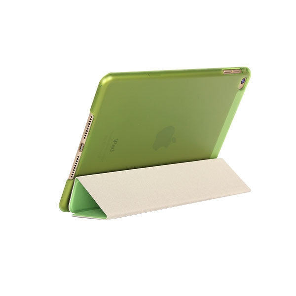 Green Smart Cover and Hard Back Case for Apple iPad - iPad 5/4/3/2 Mini Air 1/2/3