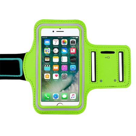 Green Sport Gym Color Armband Arm Case Running Exercise for Apple iPhone