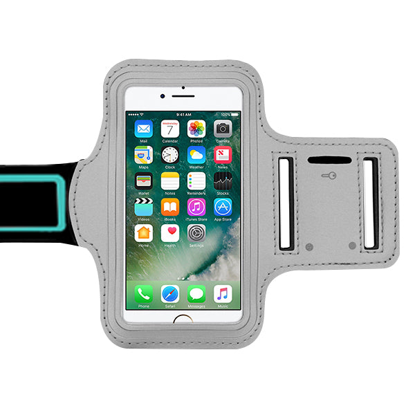 Grey Sport Gym Color Armband Arm Case Running Exercise for Apple iPhone
