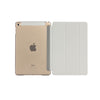 Grey Smart Cover and Hard Back Case for Apple iPad - iPad 5/4/3/2 Mini Air 1/2/3