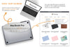 Crystal Clear - Macbook Case - Macbook Air Pro Retina M1 M2 11" 12" 13" 13.6" 14" 16" inch + Free Keyboard Cover
