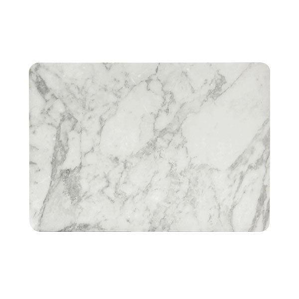 Marble 1 Without Apple Cut Out Logo - Macbook Case - Macbook Air Pro 13" inch  + Free Keyboard Cover