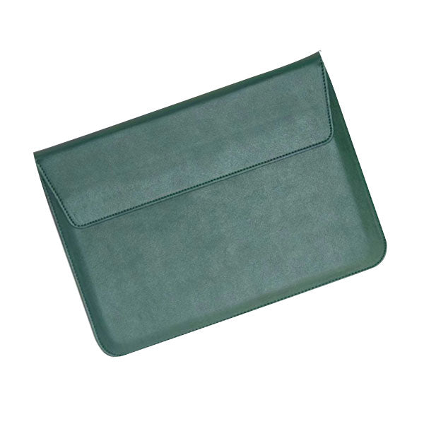 Leather Olive Green  - Macbook Sleeve -  Macbook Air Pro Retina M1 M2 13" 13.6" inch