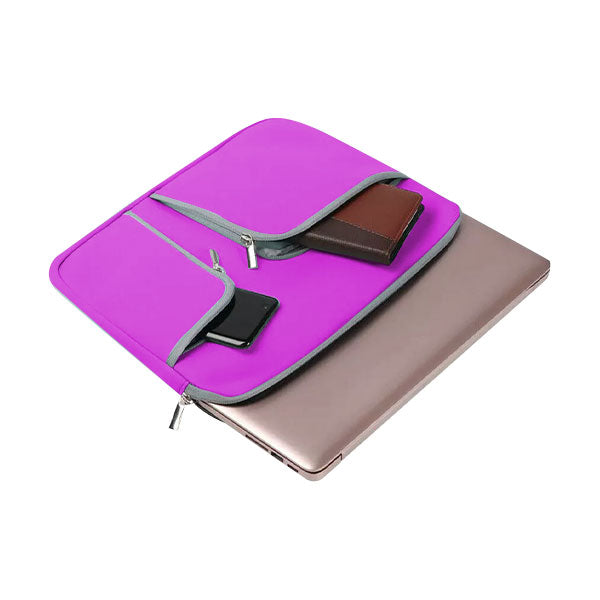 Nylon Purple - Macbook Sleeve Handle -  Macbook Air Pro Retina M1 M2 13" 13.6" inch