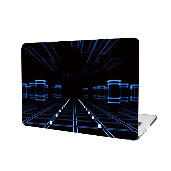 RS-15BLACK Without Apple Cut Out Logo - Macbook Case - Macbook Air Pro 13" 13.6" inch  + Free Keyboard Cover