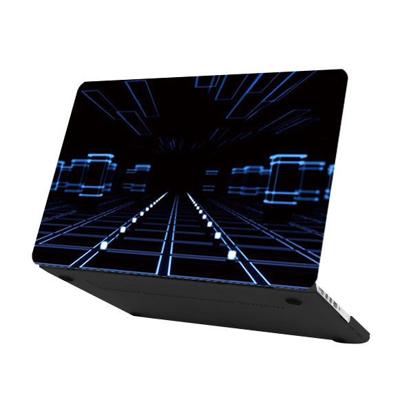 RS-15BLACK Without Apple Cut Out Logo - Macbook Case - Macbook Air Pro 13" 13.6" inch  + Free Keyboard Cover