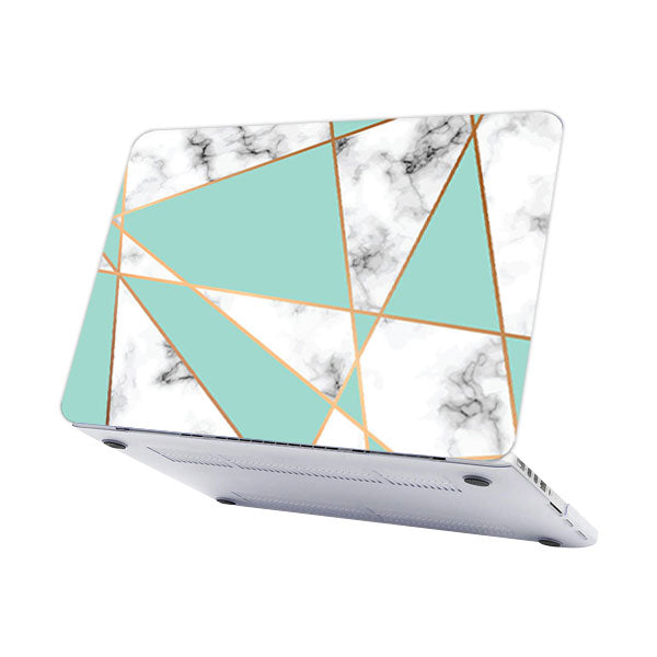 RS-248WHITE Without Apple Cut Out Logo - Macbook Case - Macbook Air Pro 13" inch  + Free Keyboard Cover