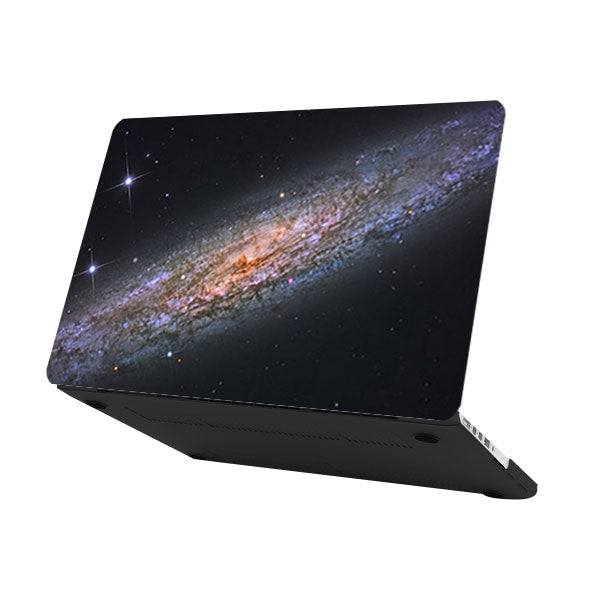 RS-317BLACK Without Apple Cut Out Logo - Macbook Case - Macbook Air Pro 13" inch  + Free Keyboard Cover