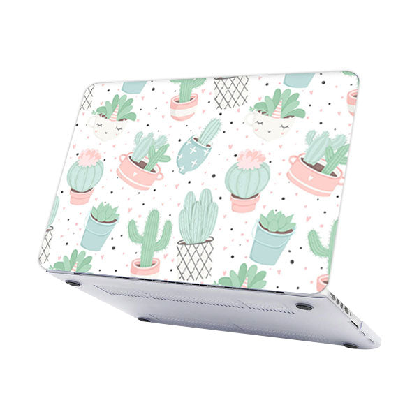 RS-616WHITE Without Apple Cut Out Logo - Macbook Case - Macbook Air Pro 13" inch  + Free Keyboard Cover
