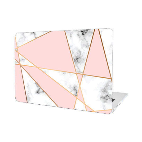 RS-819WHITE Without Apple Cut Out Logo - Macbook Case - Macbook Air Pro 13" inch  + Free Keyboard Cover