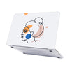 RS-963WHITE Without Apple Cut Out Logo - Macbook Case - Macbook Air Pro 13" inch  + Free Keyboard Cover