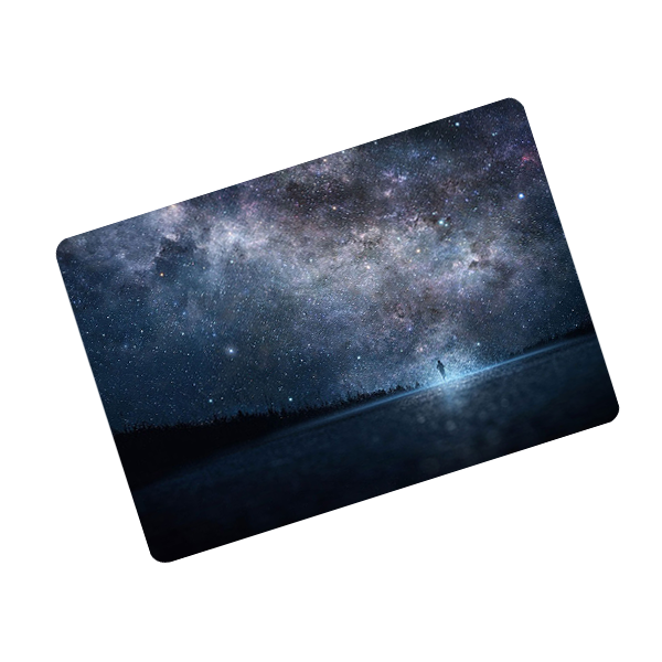 RS-784Black Without Apple Cut Out Logo - Macbook Case - Macbook Air 13.6" inch  + Free Keyboard Cover