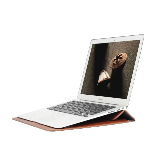 Leather Brown  - Macbook Sleeve -  Macbook Air Pro Retina M1 M2 13" 13.6" inch