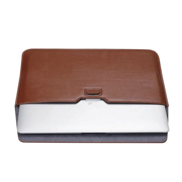 Leather Brown  - Macbook Sleeve -  Macbook Air Pro Retina M1 M2 13" 13.6" inch