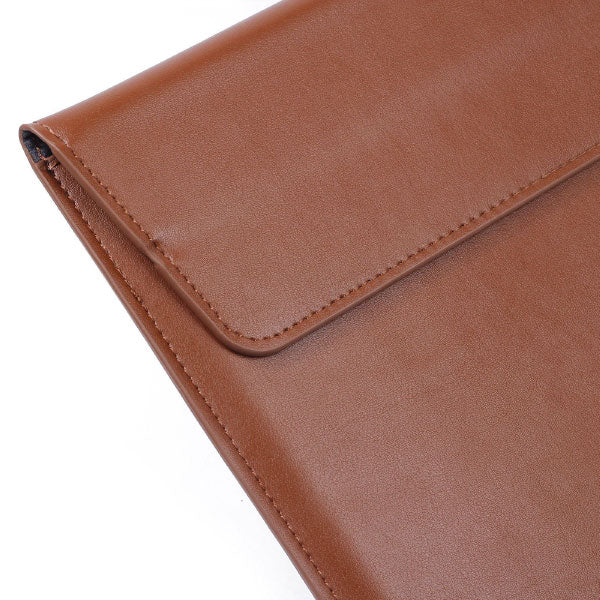 Leather Brown  - Macbook Sleeve -  Macbook Air Pro Retina M1 M2 13" 13.6" inch