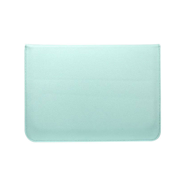 Leather Light Green  - Macbook Sleeve -  Macbook Air Pro Retina M1 M2 13" 13.6" inch