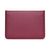 Leather Wine Red  - Macbook Sleeve -  Macbook Air Pro Retina M1 M2 13" 13.6" inch