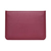 Leather Wine Red  - Macbook Sleeve -  Macbook Air Pro Retina M1 M2 13" 13.6" inch
