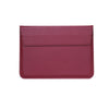 Leather Wine Red  - Macbook Sleeve -  Macbook Air Pro Retina M1 M2 13" 13.6" inch