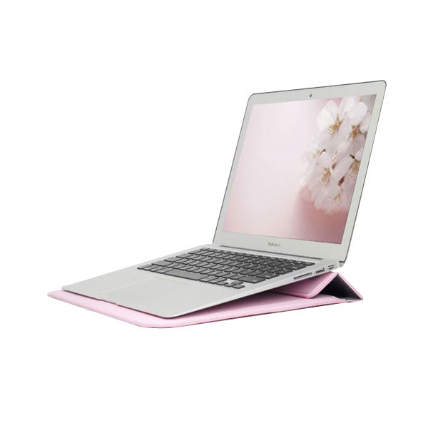 Leather Pink  - Macbook Sleeve -  Macbook Air Pro Retina M1 M2 13" 13.6" inch