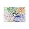 4Tone Tree With Apple Cut Out Logo - Macbook Case - Macbook Air Pro 13" inch  + Free Keyboard Cover