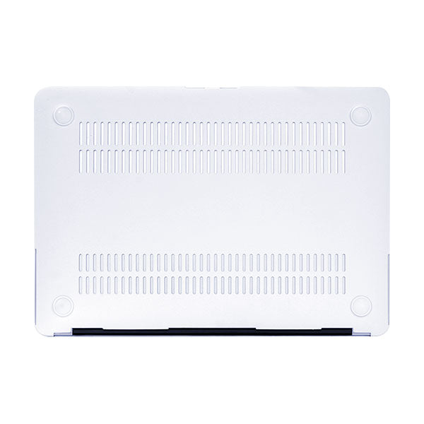 RS-963WHITE Without Apple Cut Out Logo - Macbook Case - Macbook Air Pro 13" inch  + Free Keyboard Cover