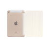 White Smart Cover and Hard Back Case for Apple iPad - iPad 5/4/3/2 Mini Air 1/2/3